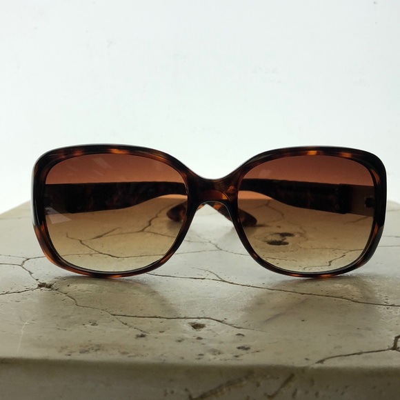 Oleg Cassini Big Round Tortoise Shell Frame And Medium Arm Yellow Tint - Picture 2 of 6